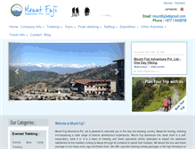 Tablet Screenshot of mountfujiadventure.com